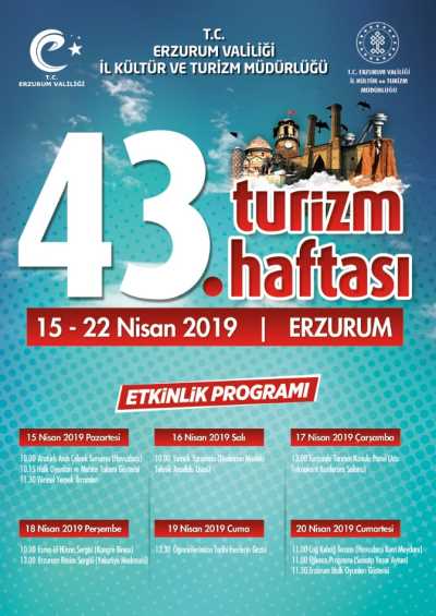 43. Turizm Haftası Etkinlikleri